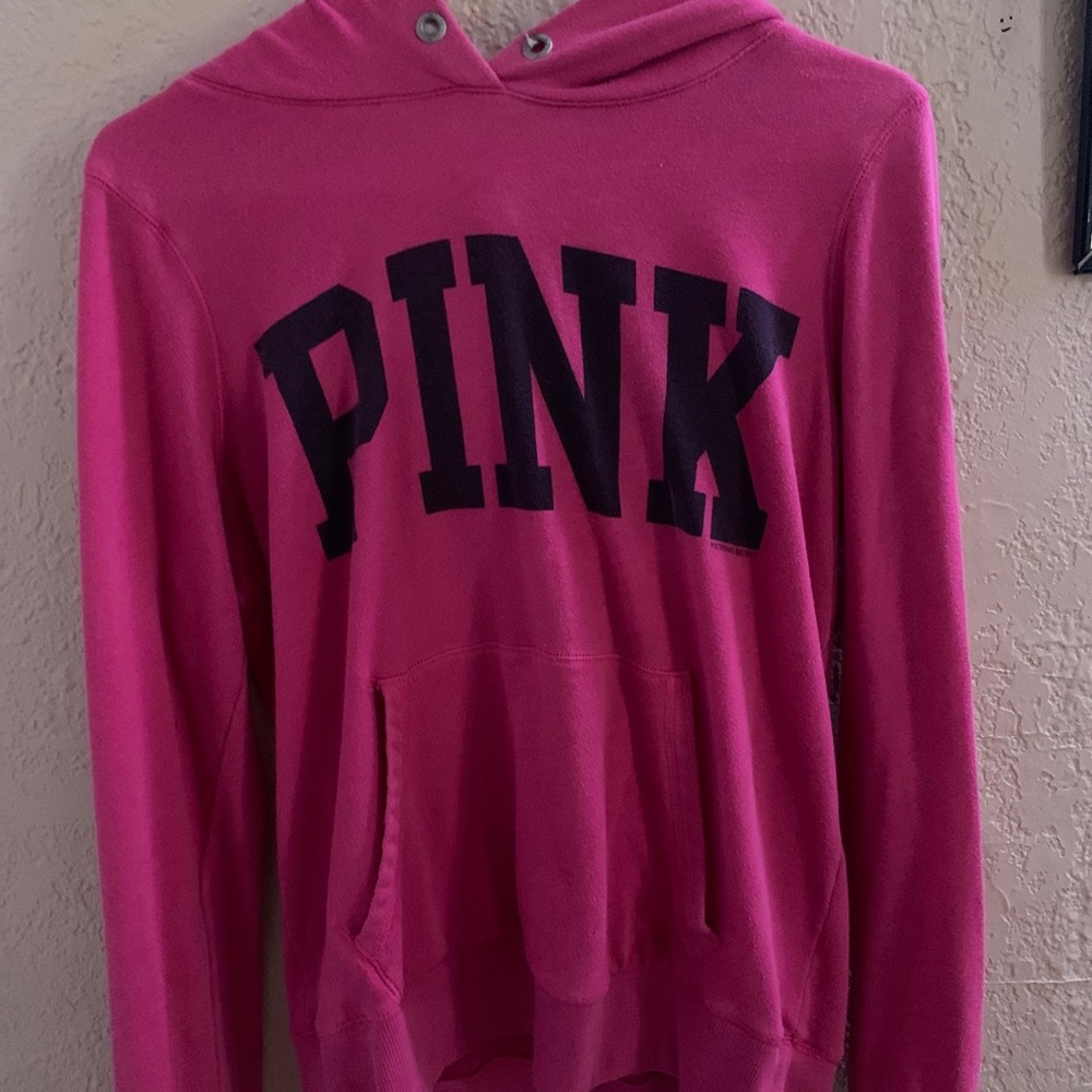 A PINK hoodie